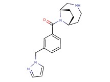(1S*,6R*)-9-[3-(1H-pyrazol-1-ylmethyl)benzoyl]-3,9-diazabicyclo[4.2.1]nonane