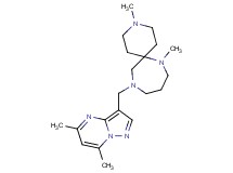 11-[(5,7-dimethylpyrazolo[1,5-a]pyrimidin-3-yl)methyl]-3,7-dimethyl-3,7,11-triazaspiro[5.6]dodecane