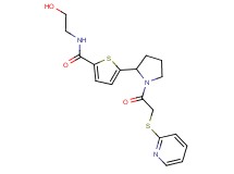 N-(2-hydroxyethyl)-5-{1-[(2-pyridinylthio)acetyl]-2-pyrrolidinyl}-2-thiophenecarboxamide