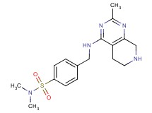 N,N-dimethyl-4-{[(2-methyl-5,6,7,8-tetrahydropyrido[3,4-d]pyrimidin-4-yl)amino]methyl}benzenesulfonamide
