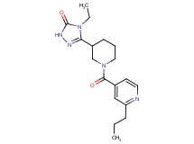 4-ethyl-5-[1-(2-propylisonicotinoyl)piperidin-3-yl]-2,4-dihydro-3H-1,2,4-triazol-3-one