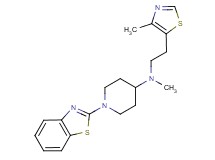 1-(1,3-benzothiazol-2-yl)-N-methyl-N-[2-(4-methyl-1,3-thiazol-5-yl)ethyl]piperidin-4-amine