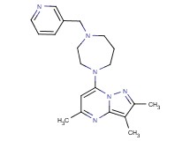 2,3,5-trimethyl-7-[4-(pyridin-3-ylmethyl)-1,4-diazepan-1-yl]pyrazolo[1,5-a]pyrimidine