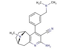 (5R*,8S*)-2-amino-4-{3-[(dimethylamino)methyl]phenyl}-10-methyl-6,7,8,9-tetrahydro-5H-5,8-epiminocyclohepta[b]pyridine-3-carbonitrile
