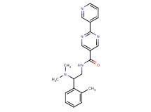 N-[2-(dimethylamino)-2-(2-methylphenyl)ethyl]-2-pyridin-3-ylpyrimidine-5-carboxamide