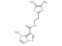 N-[2-(4,5-dimethyl-1,3-thiazol-2-yl)ethyl]-1-methyl-1H-imidazo[1,2-b]pyrazole-7-carboxamide