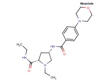 (4S)-N,1-diethyl-4-[(4-morpholin-4-ylbenzoyl)amino]-L-prolinamide