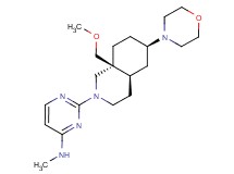2-[(4aR*,6R*,8aS*)-8a-(methoxymethyl)-6-morpholin-4-yloctahydroisoquinolin-2(1H)-yl]-N-methylpyrimidin-4-amine