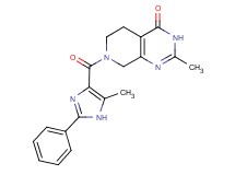 2-methyl-7-[(5-methyl-2-phenyl-1H-imidazol-4-yl)carbonyl]-5,6,7,8-tetrahydropyrido[3,4-d]pyrimidin-4(3H)-one