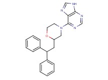 6-[2-(2,2-diphenylethyl)-4-morpholinyl]-9H-purine