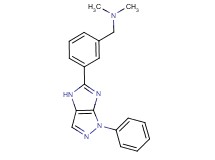 N,N-dimethyl-1-[3-(1-phenyl-1,4-dihydroimidazo[4,5-c]pyrazol-5-yl)phenyl]methanamine