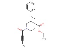 ethyl 1-(2-butynoyl)-4-(2-phenylethyl)-4-piperidinecarboxylate