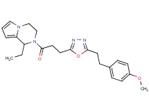 1-ethyl-2-(3-{5-[2-(4-methoxyphenyl)ethyl]-1,3,4-oxadiazol-2-yl}propanoyl)-1,2,3,4-tetrahydropyrrolo[1,2-a]pyrazine