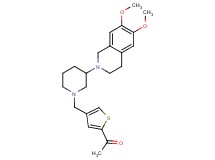 1-(4-{[3-(6,7-dimethoxy-3,4-dihydro-2(1H)-isoquinolinyl)-1-piperidinyl]methyl}-2-thienyl)ethanone