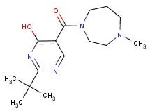 2-tert-butyl-5-[(4-methyl-1,4-diazepan-1-yl)carbonyl]pyrimidin-4-ol