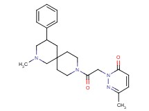 6-methyl-2-[2-(2-methyl-4-phenyl-2,9-diazaspiro[5.5]undec-9-yl)-2-oxoethyl]pyridazin-3(2H)-one