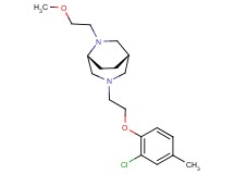 (1S*,5R*)-3-[2-(2-chloro-4-methylphenoxy)ethyl]-6-(2-methoxyethyl)-3,6-diazabicyclo[3.2.2]nonane