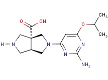 (3aR*,6aR*)-2-(2-amino-6-isopropoxy-4-pyrimidinyl)hexahydropyrrolo[3,4-c]pyrrole-3a(1H)-carboxylic acid