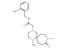 N-(2-methylbenzyl)-2-(1-methyl-10-oxo-1,4,9-triazaspiro[5.6]dodec-4-yl)acetamide