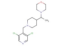 4-(1-{1-[(3,5-dichloro-4-pyridinyl)methyl]-4-piperidinyl}ethyl)morpholine