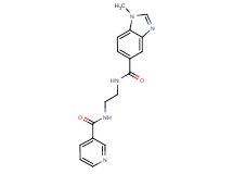 1-methyl-N-{2-[(pyridin-3-ylcarbonyl)amino]ethyl}-1H-benzimidazole-5-carboxamide