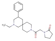 1-[2-(2-ethyl-4-phenyl-2,9-diazaspiro[5.5]undec-9-yl)-2-oxoethyl]pyrrolidin-2-one
