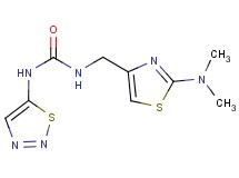 N-{[2-(dimethylamino)-1,3-thiazol-4-yl]methyl}-N'-1,2,3-thiadiazol-5-ylurea