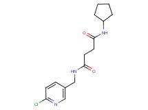 N-[(6-chloropyridin-3-yl)methyl]-N'-cyclopentylsuccinamide