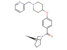 (1R*,5S*)-6-(4-{[1-(2-pyridinylmethyl)-4-piperidinyl]oxy}benzoyl)-6-azabicyclo[3.2.1]octane