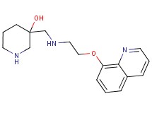 3-({[2-(8-quinolinyloxy)ethyl]amino}methyl)-3-piperidinol dihydrochloride