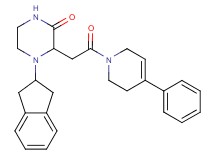4-(2,3-dihydro-1H-inden-2-yl)-3-[2-oxo-2-(4-phenyl-3,6-dihydro-1(2H)-pyridinyl)ethyl]-2-piperazinone