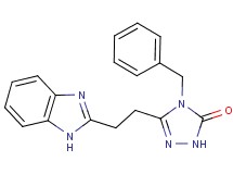 5-[2-(1H-benzimidazol-2-yl)ethyl]-4-benzyl-2,4-dihydro-3H-1,2,4-triazol-3-one