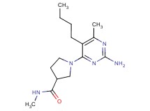 1-(2-amino-5-butyl-6-methylpyrimidin-4-yl)-N-methylpyrrolidine-3-carboxamide
