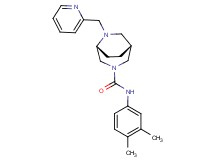 (1R*,5R*)-N-(3,4-dimethylphenyl)-6-(2-pyridinylmethyl)-3,6-diazabicyclo[3.2.2]nonane-3-carboxamide