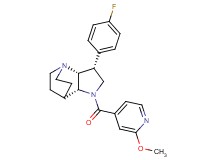 (3R*,3aR*,7aR*)-3-(4-fluorophenyl)-1-(2-methoxyisonicotinoyl)octahydro-4,7-ethanopyrrolo[3,2-b]pyridine