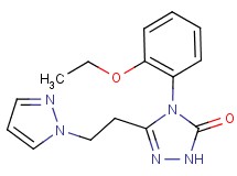 4-(2-ethoxyphenyl)-5-[2-(1H-pyrazol-1-yl)ethyl]-2,4-dihydro-3H-1,2,4-triazol-3-one