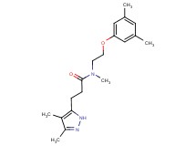 N-[2-(3,5-dimethylphenoxy)ethyl]-3-(3,4-dimethyl-1H-pyrazol-5-yl)-N-methylpropanamide