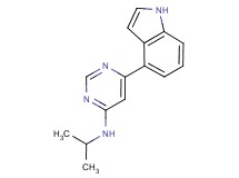 6-(1H-indol-4-yl)-N-isopropylpyrimidin-4-amine