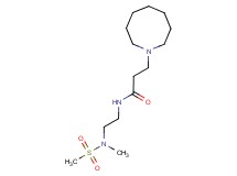 3-azocan-1-yl-N-{2-[methyl(methylsulfonyl)amino]ethyl}propanamide