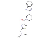 1-(4-{[3-(1H-benzimidazol-2-yl)-1-piperidinyl]carbonyl}-1,3-thiazol-2-yl)-N,N-dimethylmethanamine
