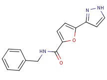 N-benzyl-5-(1H-pyrazol-3-yl)-2-furamide