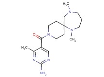 5-[(7,11-dimethyl-3,7,11-triazaspiro[5.6]dodec-3-yl)carbonyl]-4-methylpyrimidin-2-amine