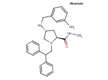(4R)-1-(2,2-diphenylethyl)-N-methyl-4-[(3-methylbenzyl)amino]-L-prolinamide