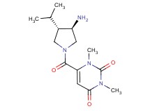 6-{[(3R*,4S*)-3-amino-4-isopropyl-1-pyrrolidinyl]carbonyl}-1,3-dimethyl-2,4(1H,3H)-pyrimidinedione