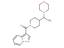 3-({4-[1-(4-morpholinyl)ethyl]-1-piperidinyl}carbonyl)pyrazolo[1,5-a]pyridine