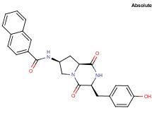N-[(3S,7S,8aS)-3-(4-hydroxybenzyl)-1,4-dioxooctahydropyrrolo[1,2-a]pyrazin-7-yl]-2-naphthamide