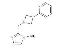 2-{1-[(1-methyl-1H-imidazol-2-yl)methyl]-3-azetidinyl}pyridine