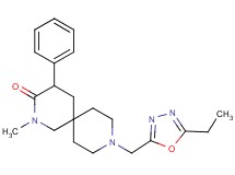 9-[(5-ethyl-1,3,4-oxadiazol-2-yl)methyl]-2-methyl-4-phenyl-2,9-diazaspiro[5.5]undecan-3-one