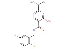 N-(2,5-difluorobenzyl)-2-hydroxy-6-isopropylnicotinamide