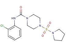 N-(2-chlorophenyl)-4-(pyrrolidin-1-ylsulfonyl)piperazine-1-carboxamide